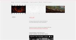 Desktop Screenshot of museum-musicum.de